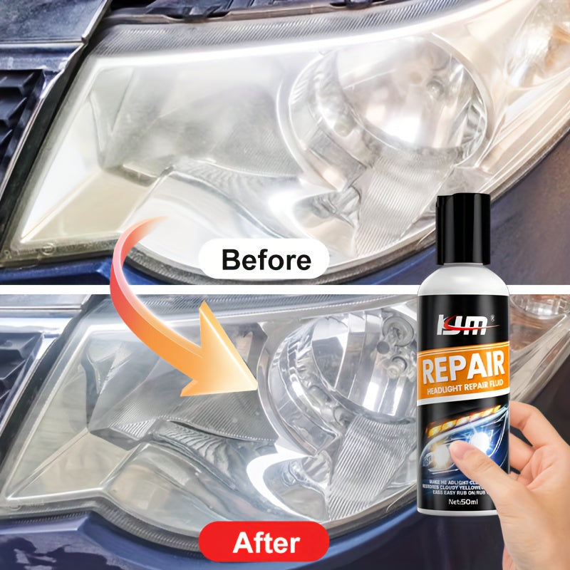 Car Headlight Repair Cream Polishing Nourishing Plastic Renewal Tool