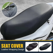 Funda para asiento de motocicleta negra, impermeable, resistente al polvo y a los rayos UV, ajuste ceñido