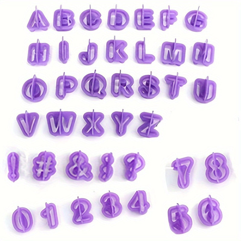 Set of 40 Reusable Baking Cake Molds with Handles for Chocolate, Cookies, and Cake Decorating