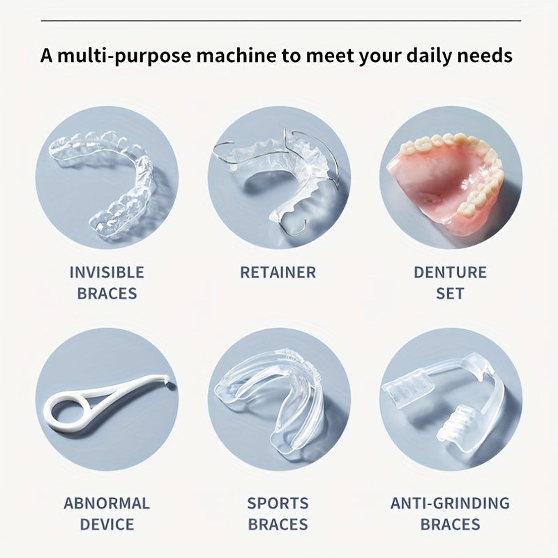 180ml портатив тўйинчоқ тозалагич тиш тишлари, брекетлар ва оғиз муҳофазалари учун