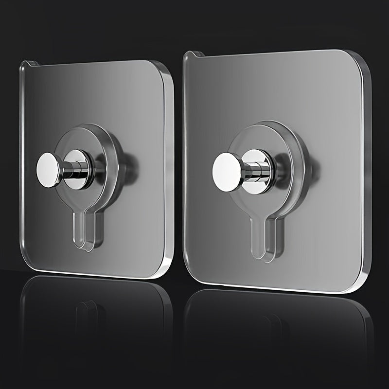 Self-Adhesive Plastic Hooks for Photos Posters No-Trace Wall Mounts Set of 10 20 30