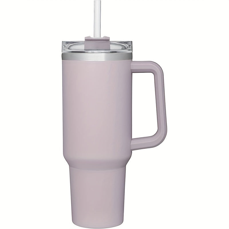 Vaso de acero inoxidable de 40oz con asa y termo de vacío