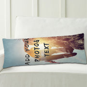 Personalized Long Body Pillowcase 20x54 Inches Custom Photo or Text Soft Cover