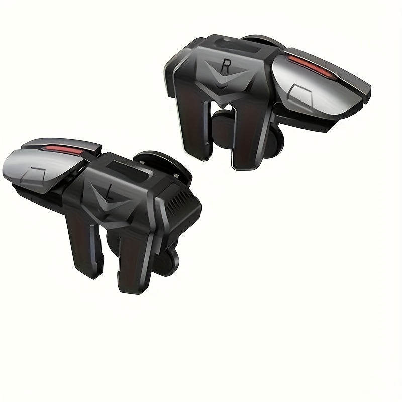 Mobile Game Controller with Assist Shooting Button for Six-Finger Operation