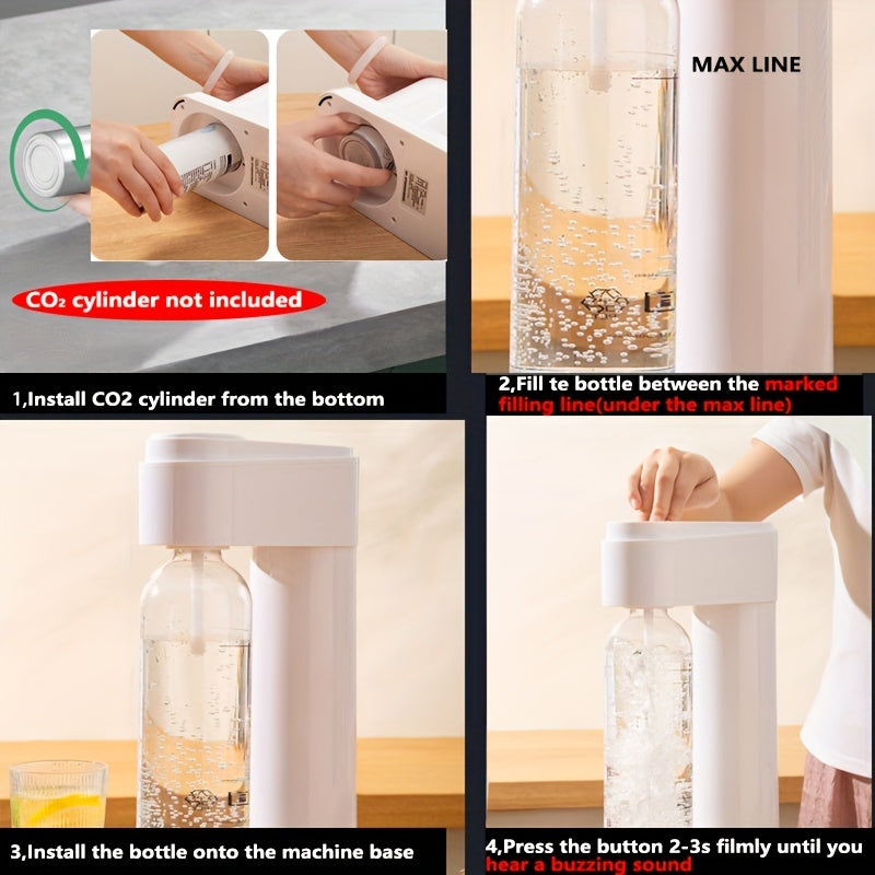 Совместимый с 60L CO2-устройством для газирования 1000 мл сода