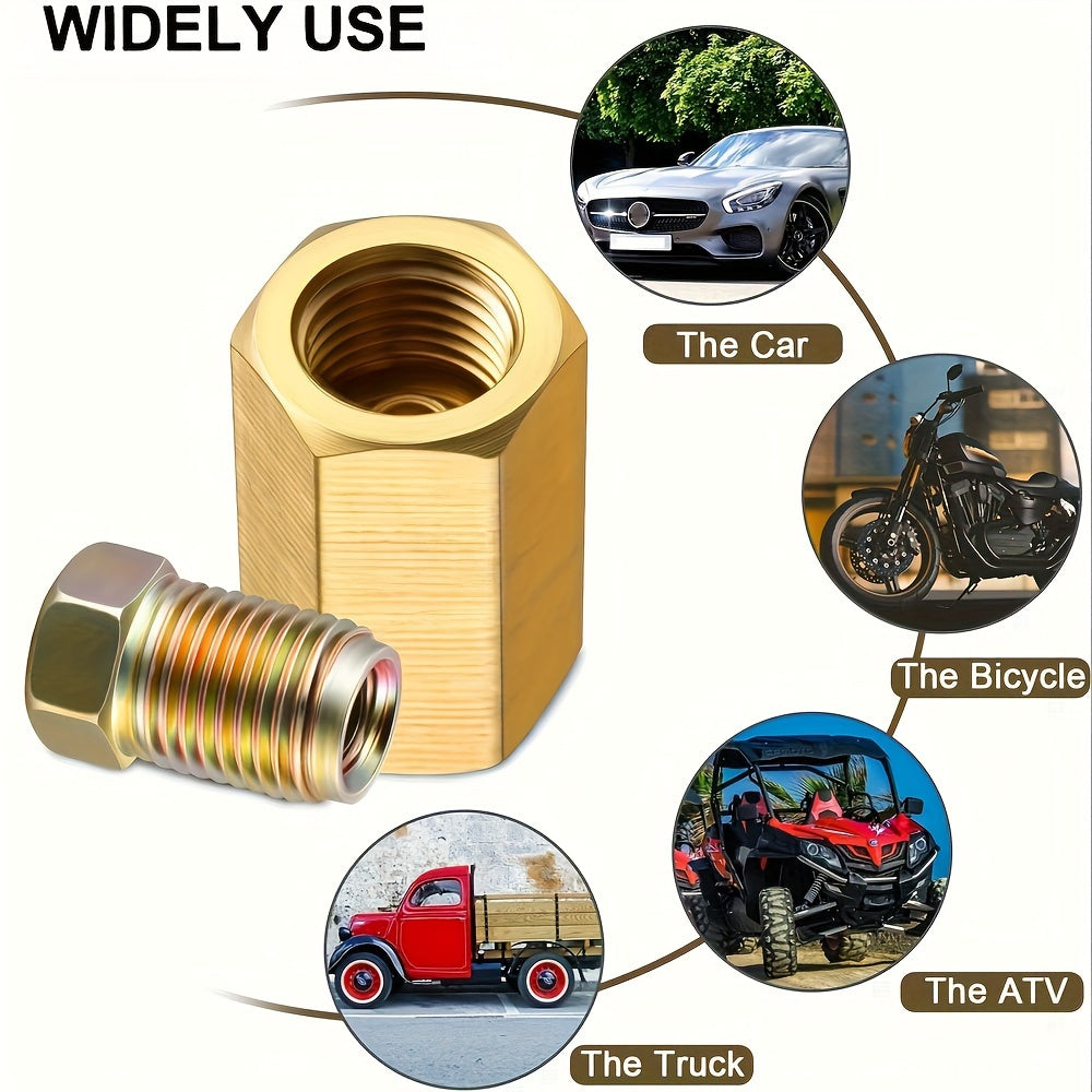 Набор из 12 фитингов для тормозных линий для трубок диаметром 3/16 и 1/4 дюйма