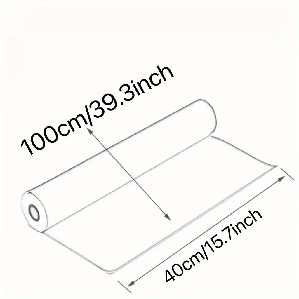 Glass Film Roll for PVC Glass Decoration 39.88cm x 99.82cm Electrostatic Adhesive