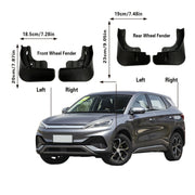 4 Pack Front And Rear Plastic Fender Fasteners For SUV Car Accessories