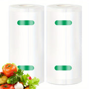 Oziq-ovqat uchun vakuum qopqogʻi sumkalar 2 ta, 590 kv. dyuym, BPAsiz, bardoshli PE+PA shaffof