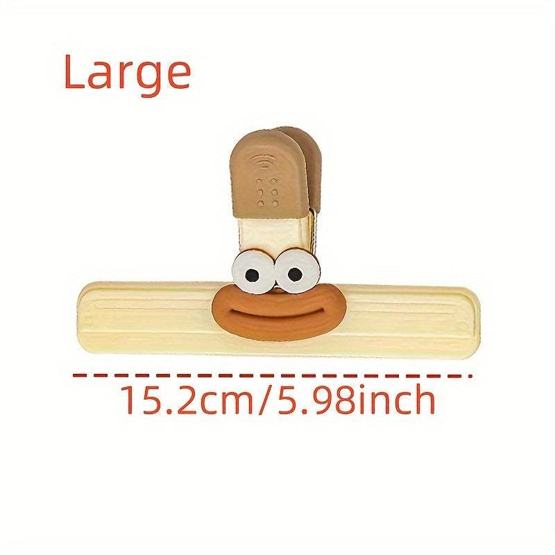 Novelty Food Bag Sealer Clips, Reusable Moisture-Proof Snack Bag Clips