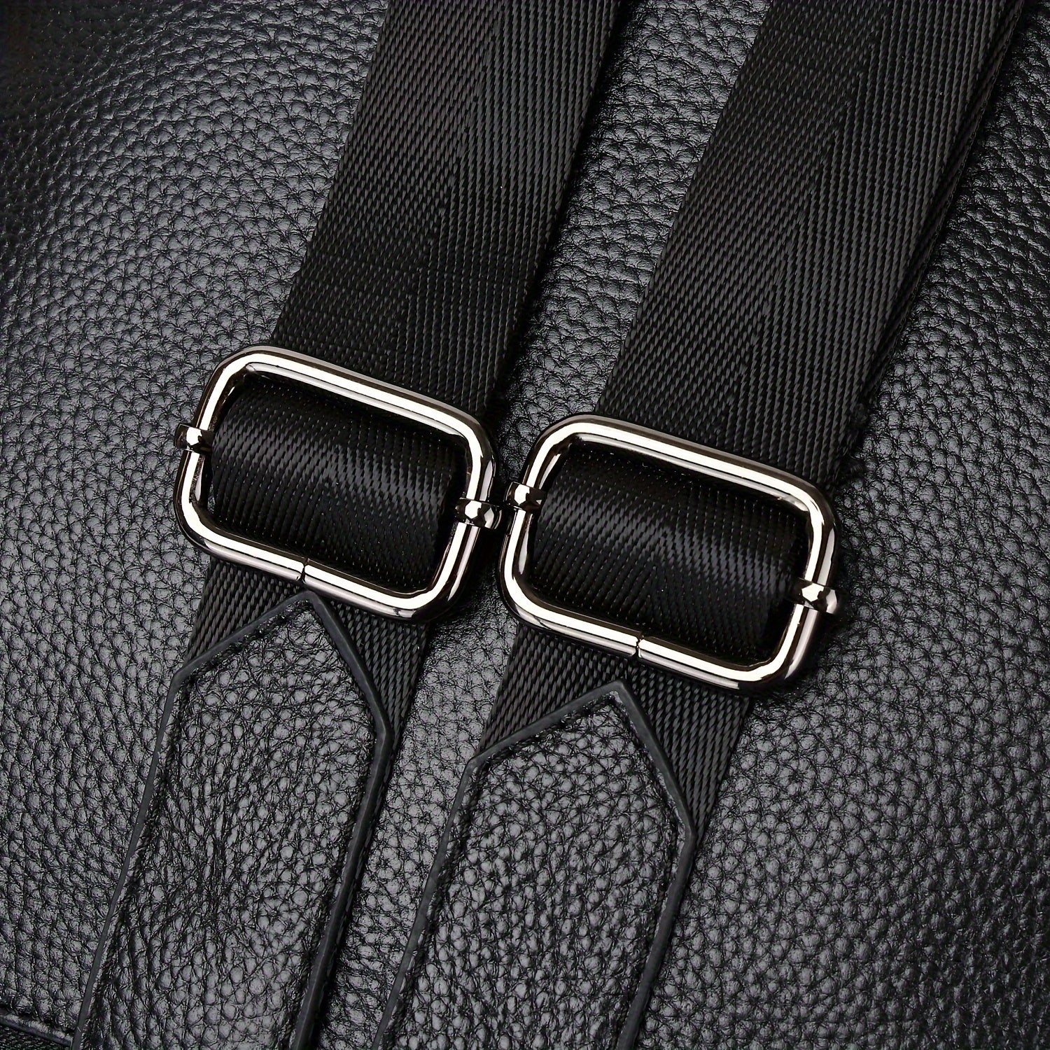 Women's Genuine Leather Backpack Anti-Theft Large Capacity Korean Style Black