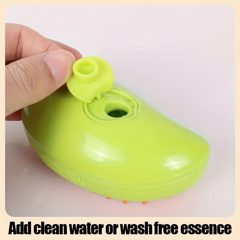 USB Charging Pet Grooming Brush for Cats and Dogs with Spiral Comb and 3-in-1 Function