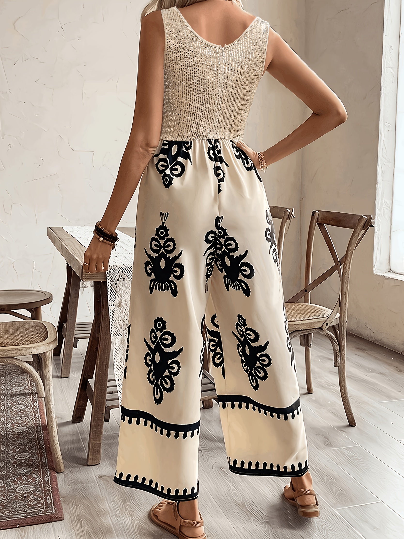 Women's Plus-Size Jumpsuit Cotton Casual Dress