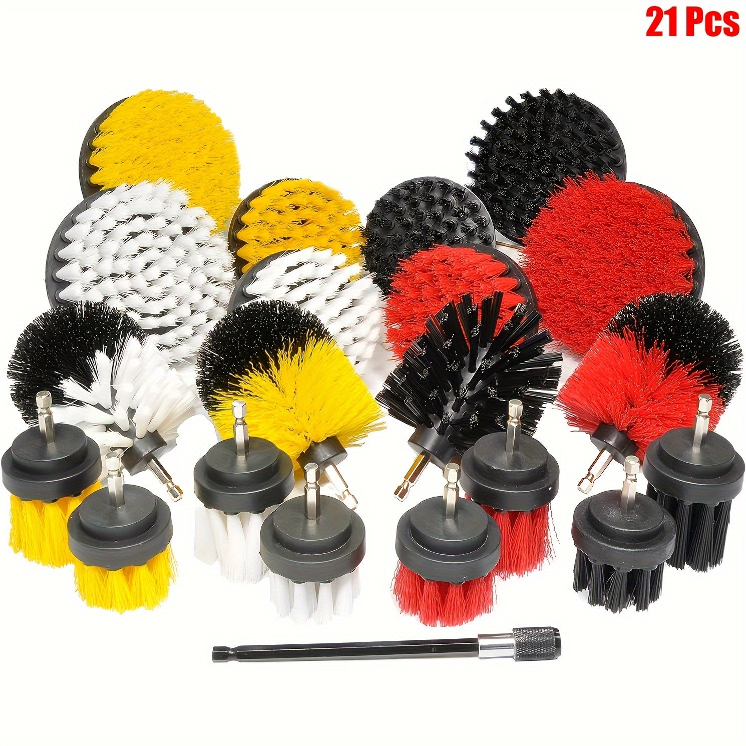 Drill Brush Set for Power Scrubbing, 3/7/11/20/21/31 Pcs, Multi-Purpose