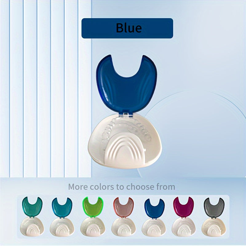 Dental Brace Storage Box Shell Design Retainer Case Denture Holder Multi-Color