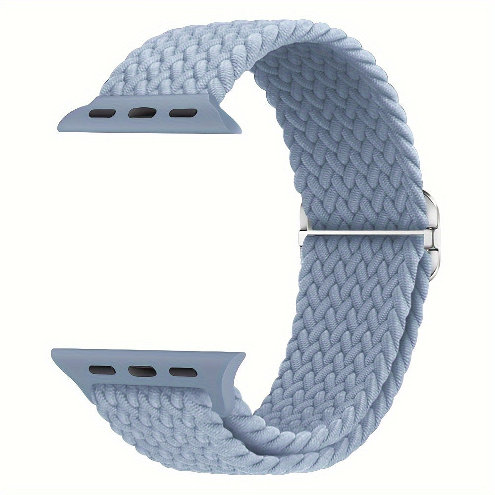 Silicone Braided Watch Band for iWatch Series 1-8 38mm-49mm Men Women