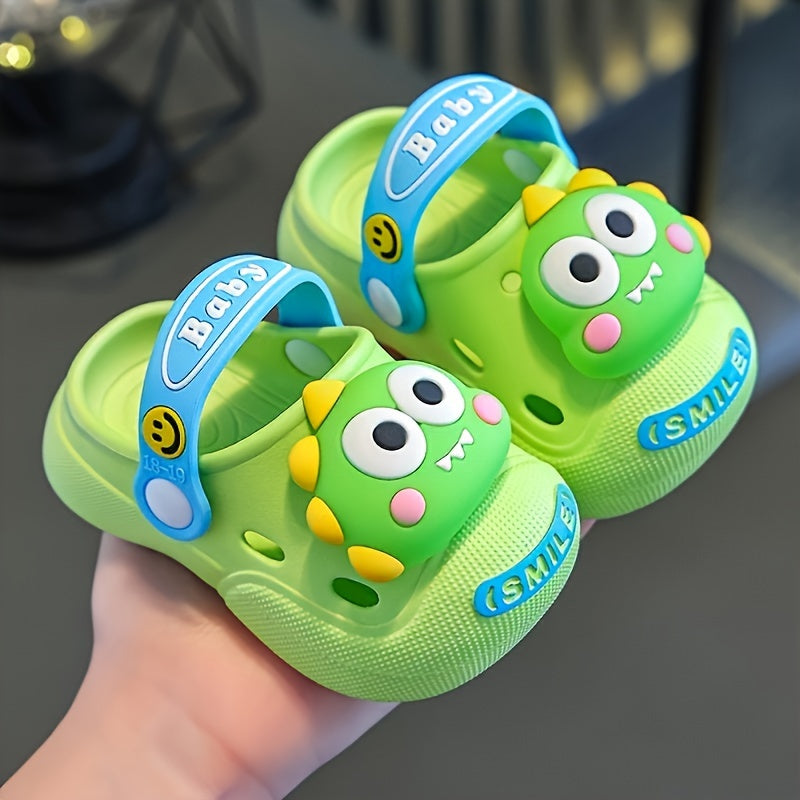Детские сандалии с динозавром, всесезонные водные туфли, легкие, дышащие, повседневные для мальчиков и девочек