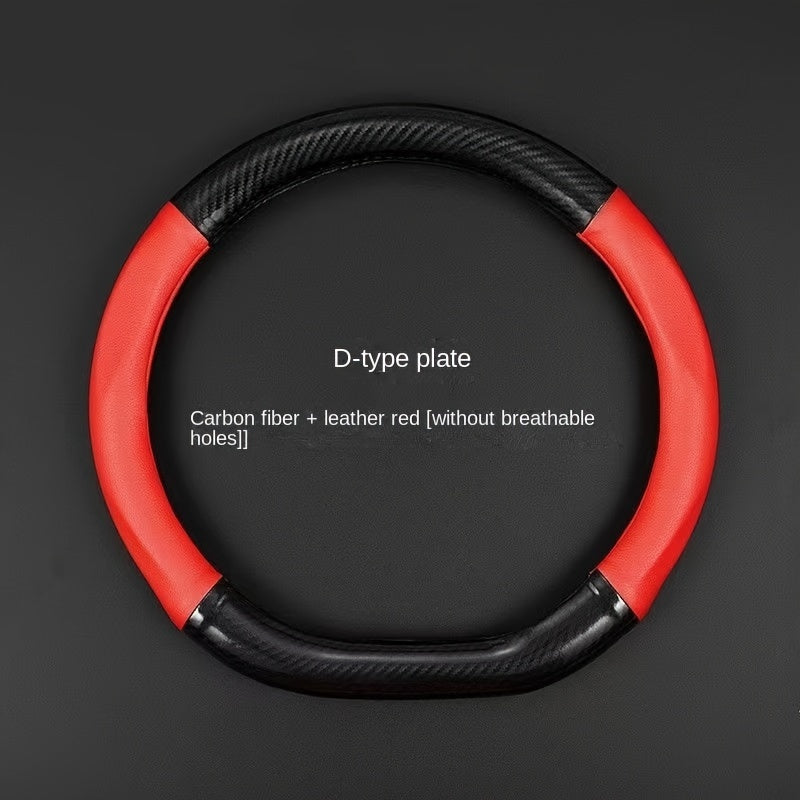 Универсальный кожаный чехол на руль для всех сезонов, противоскользящий, прочный, впитывающий пот