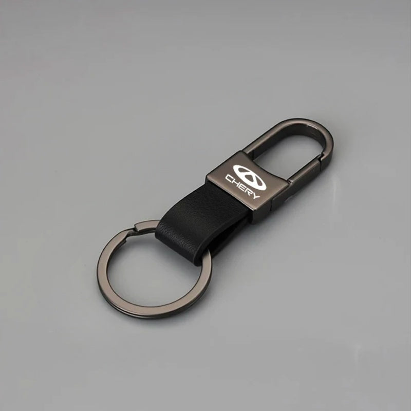 Universal Car Keyring Faux Leather Keychain for All Years
