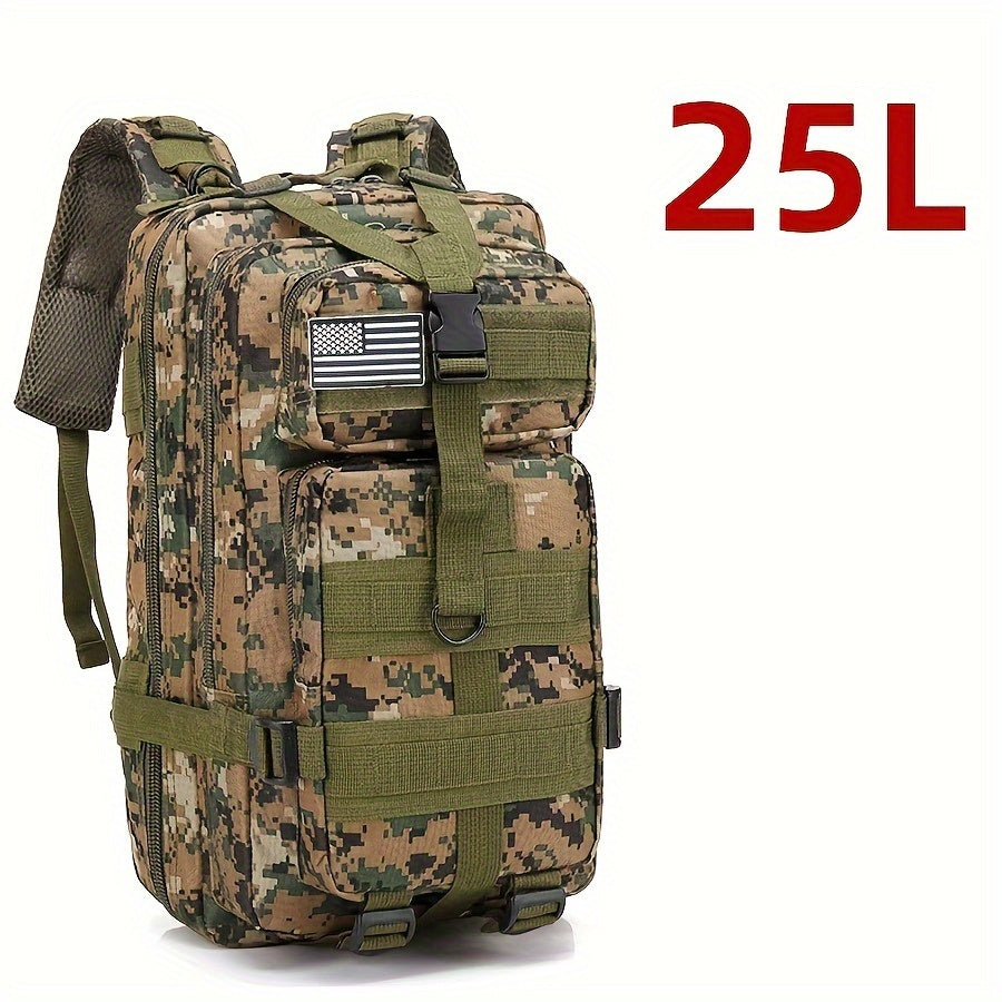 Waterproof Outdoor Backpack for Hiking Fishing Hunting 25L 50L Camo Oxford Cloth