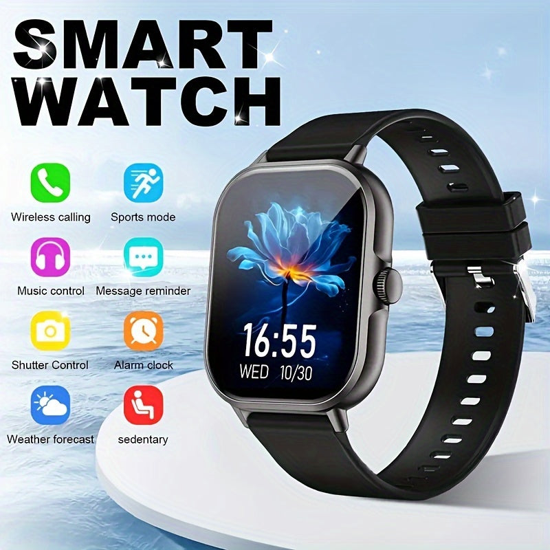 Wireless Zinc Alloy Smartwatch with 180mAh Battery for Sports Travel and Photography
