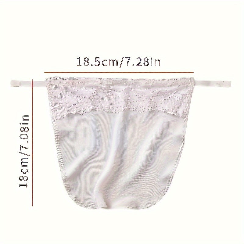 Women’s Front Desk Chest Toppers Set 4 Pieces Anti-Slip Wiper Cloth Bra Accessories