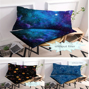 Starry Sky Planet Pillowcases Breathable Soft Covers for Bedroom Sofa Decor