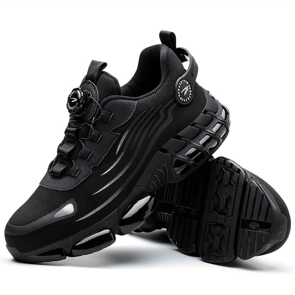 Zapatillas de seguridad con punta de acero y transpirables para todo tipo de estaciones