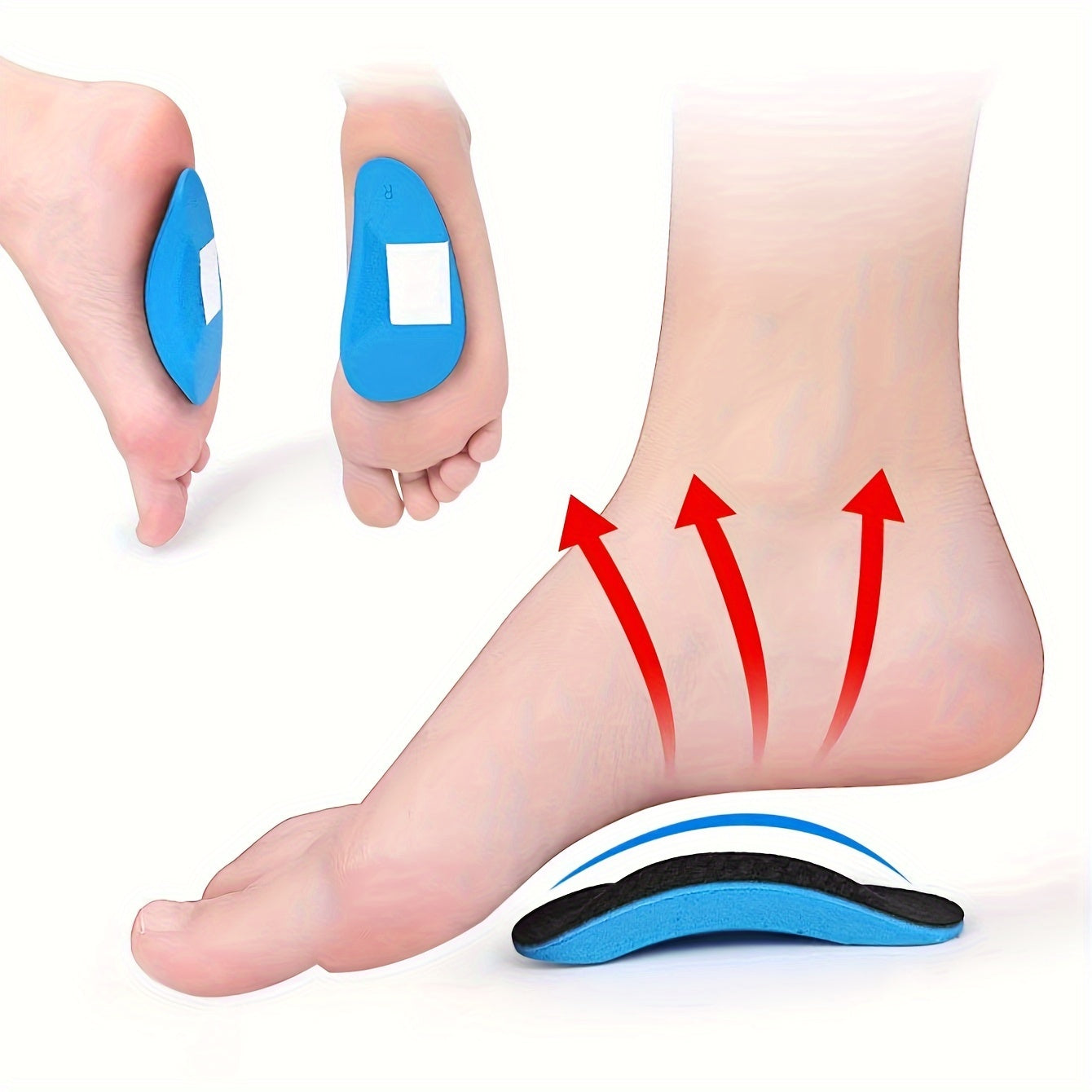 Unisex Arch Support Insoles Orthotic Inserts for Comfort Pain Relief