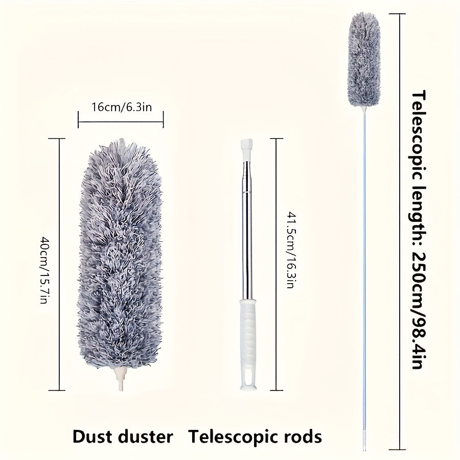 Moslashuvchan Boshli O'z-o'zidan Yig'iladigan Changyutgich - Ko'p funksiyali, Qayta ishlatiladigan va Yuviladigan - Yuqori shiftlar, Mebel va Avtomobillarni tozalash uchun mukammal