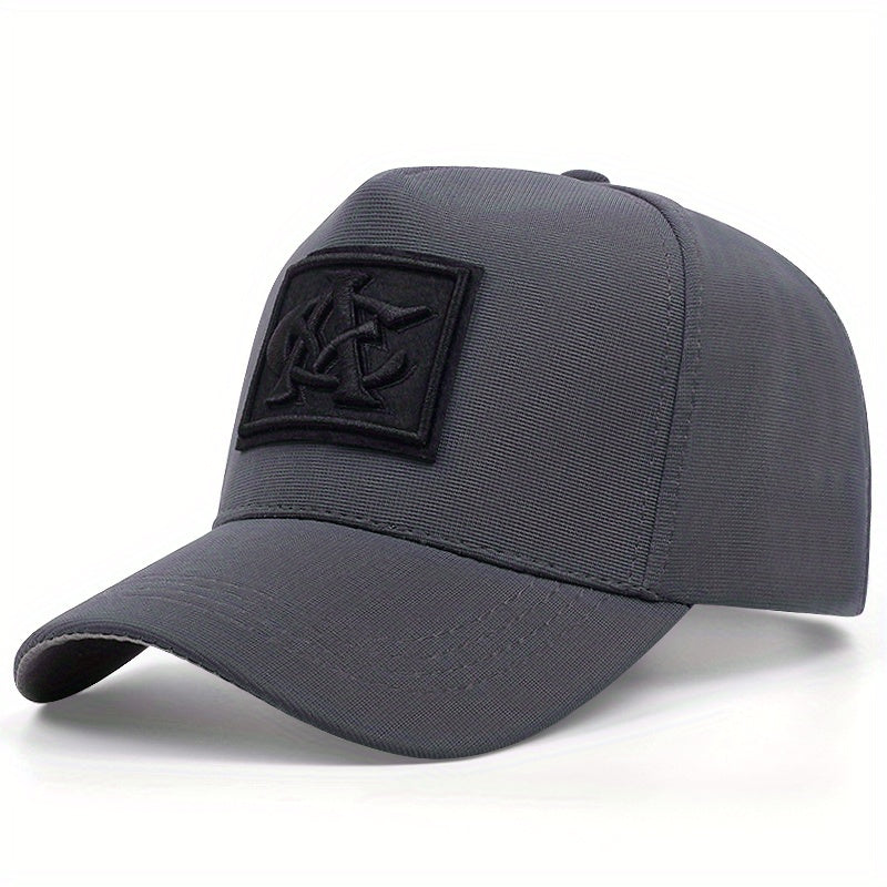 Men's Flat Top Baseball Cap Snapback Polyester Hip Hop Cap for Men and Teens