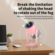 Ultrasonic Humidifier with Aromatherapy Diffuser 280mL Starry Sky Projector Dual Spray