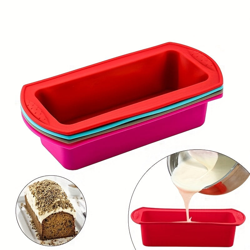 Silicone Loaf Pan for Baking Bread Candy Toast Non-Stick Rectangular Mold