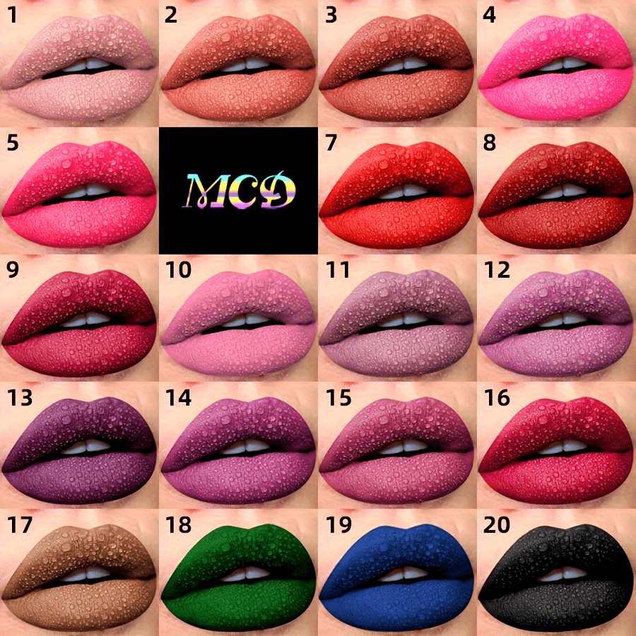 Long-Lasting Matte Lip Gloss for Women 24Hr Wear Non-Stick Moisturizing