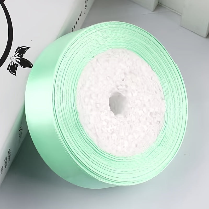 25 Yards Satin Ribbon for Headbands Gift Wrapping Crafts 2.5cm Wide