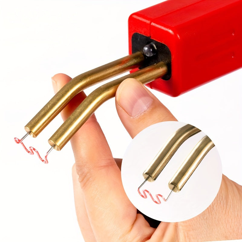 Pistola de soldadura de plástico de 50W para reparación de parachoques de coche con calentamiento en un clic y enchufe EU