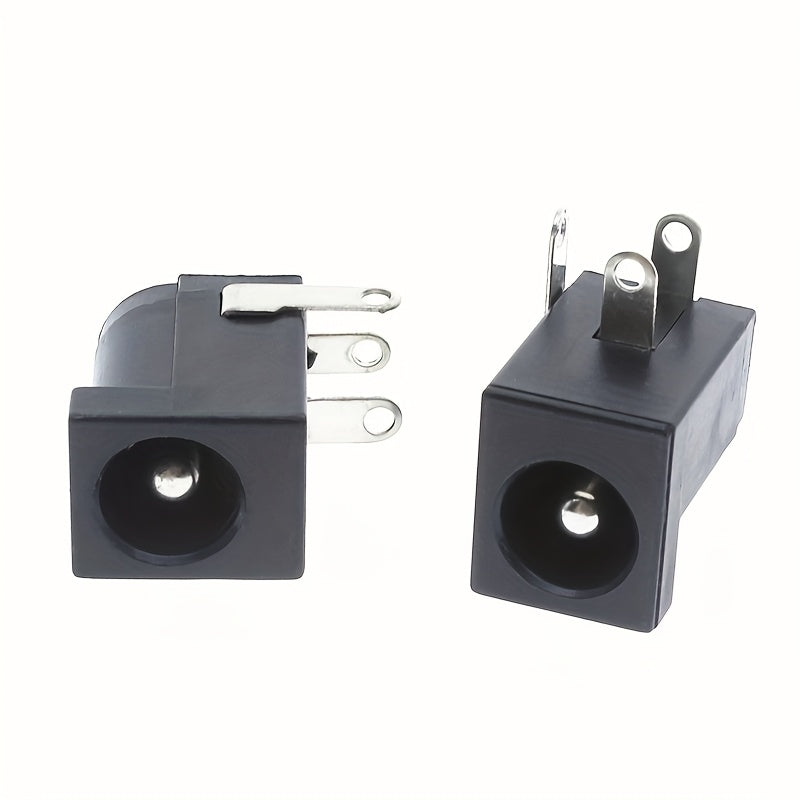 10 Piezas de enchufe de corriente DC universal para guitarra y bajo, conector de 5.5mm x 2.1mm