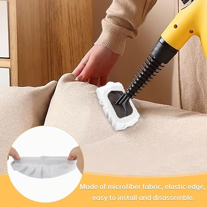 Universal Mikroto'lqinli Steam Mop Padlar 4-Pack, Qo'l bilan ishlatiladigan steam tozalagichlar uchun yuviladigan qayta ishlatiladigan matolar, Ko'pchilik steam mop modellari bilan mos keladi