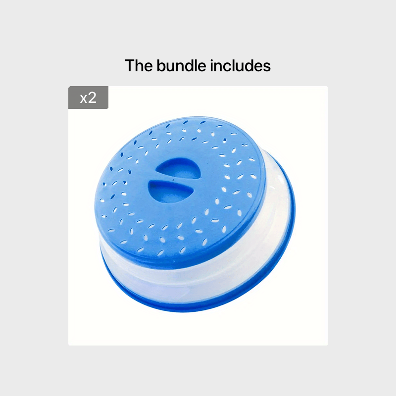 Havalandiriladigan, yig'iladigan mikroto'lqinli pech splash guard, tutqichli oziq-ovqat filtri, taom tayyorlash uchun oshxona asboblari