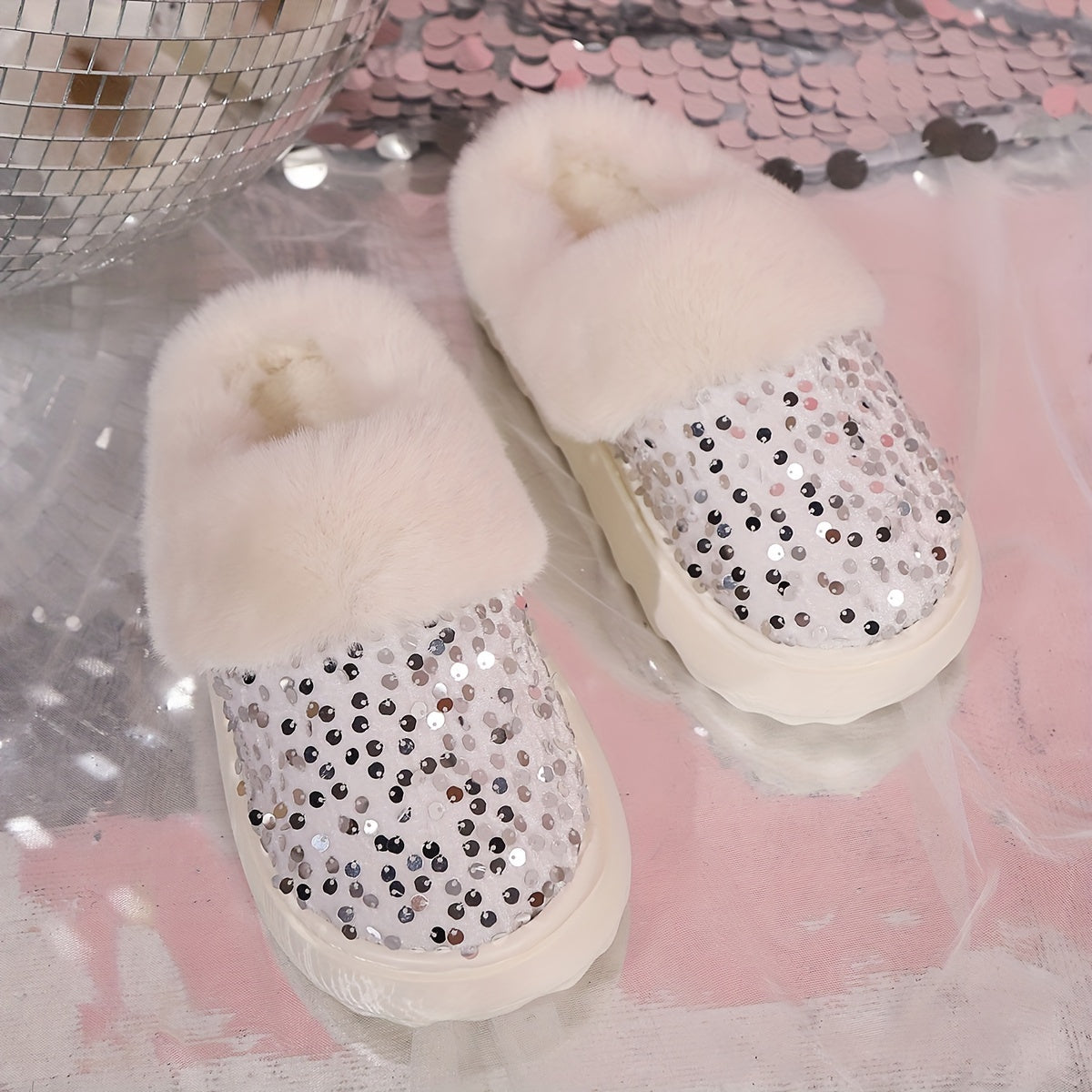 Women's Warm Soft Sole Indoor Slippers Non-slip Comfortable House Shoes
