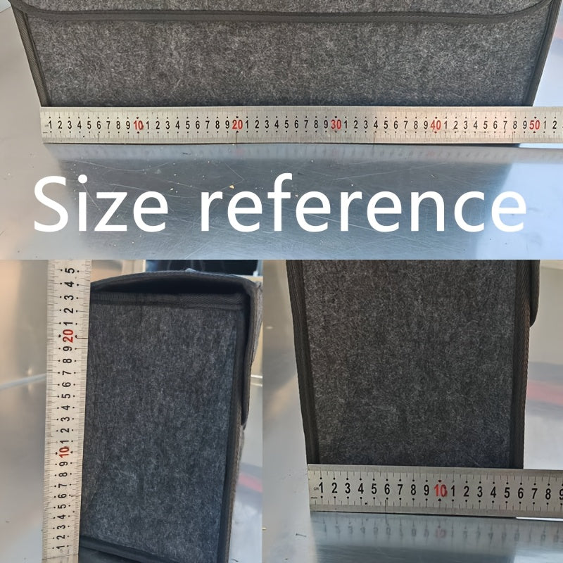 Складной органайзер для багажника автомобиля из войлока, портативная коробка для хранения, внутреннее убранство