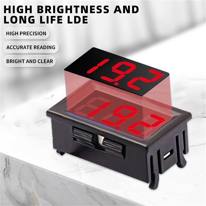 Цифровой вольтметр 1/5шт 3В-30В LED дисплей Красный Синий Зеленый