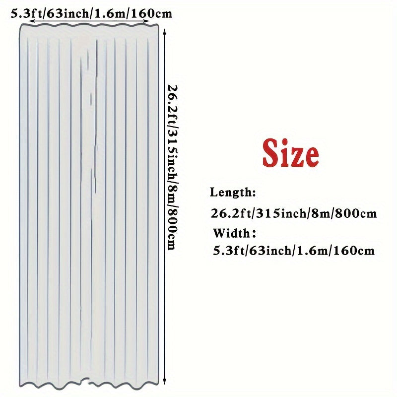 White Sheer Chiffon Draping Fabric for Weddings and Events 7.92M Plus 8.23M Polyester