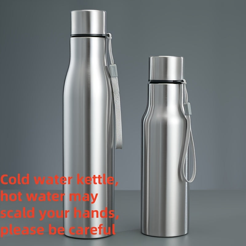 Stainless Steel Water Bottle 750ml 1000ml PVC-Free Hand Wash Active Lifestyle