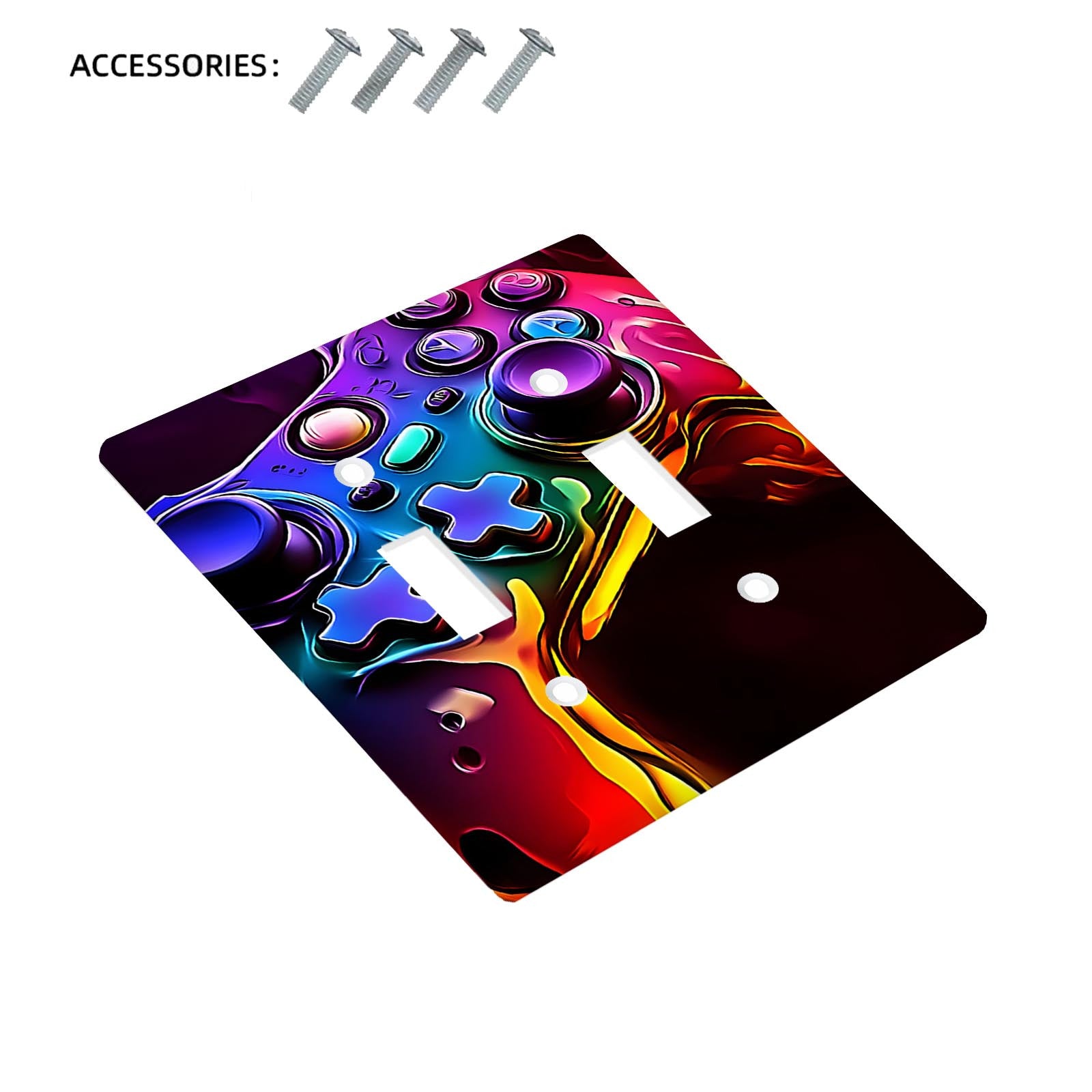 Unbreakable Polycarbonate Light Switch Cover for 1-Gang and 2-Gang Switches