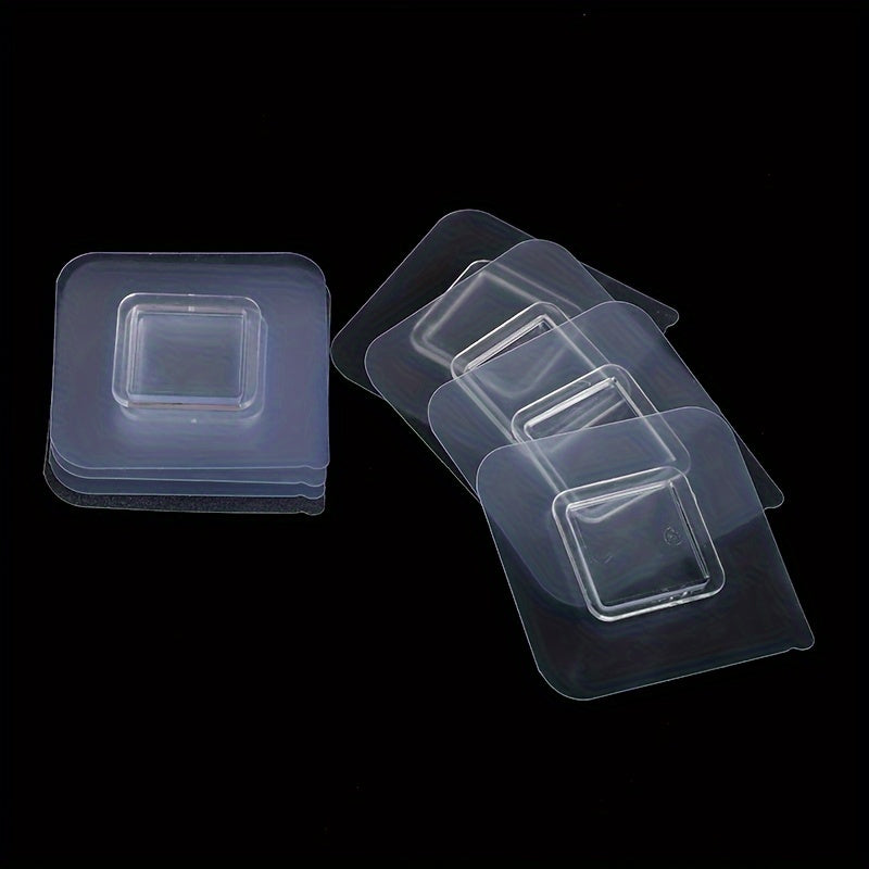 Waterproof Shower Phone Holder with 3 Clear Plastic Wall Hooks for Bathroom Kitchen