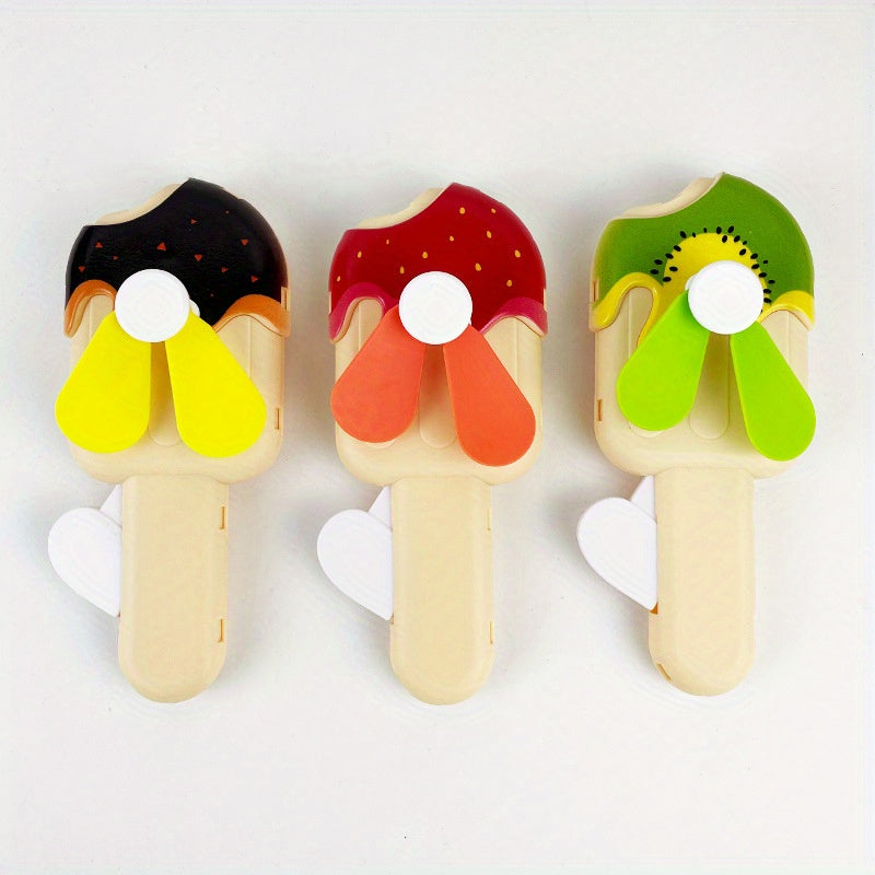 Handheld Mini Fan with Ice Stick Portable Summer Cooling Gift for Kids and Friends