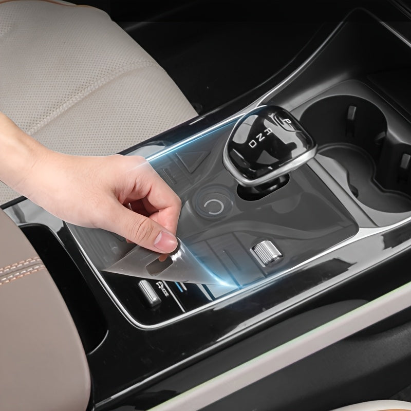 Markaziy konsol uchun avtomobil ichki qoplamasi changga qarshi film, universal moslik, shaffof