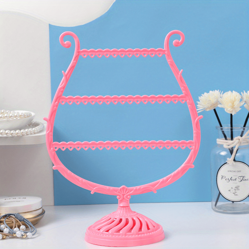 Jewelry Display Stand for Necklaces Earrings and Bracelets Wooden Home Decor Gift