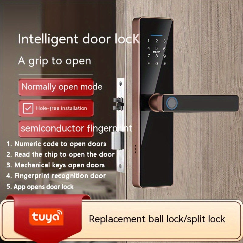 Smart Metal Keyless Door Lock with App Fingerprint and Password Access